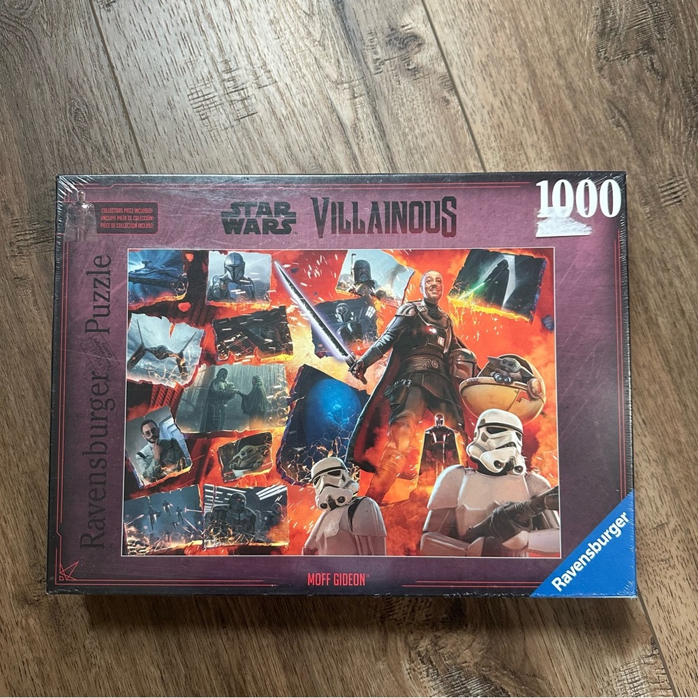 NEW! Star Wars Villainous Ravensburger 1000pc. Puzzle, Moff Gideon,‎ Collectible